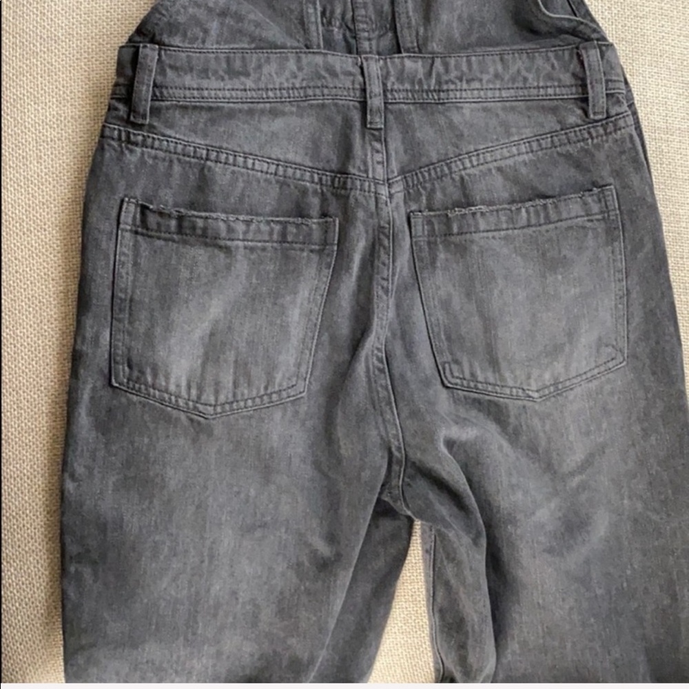 NEW We The Free Free People Black Overalls Size 24 - Picture 6 of 8